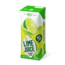Lime juice 200ml aseptic own brand